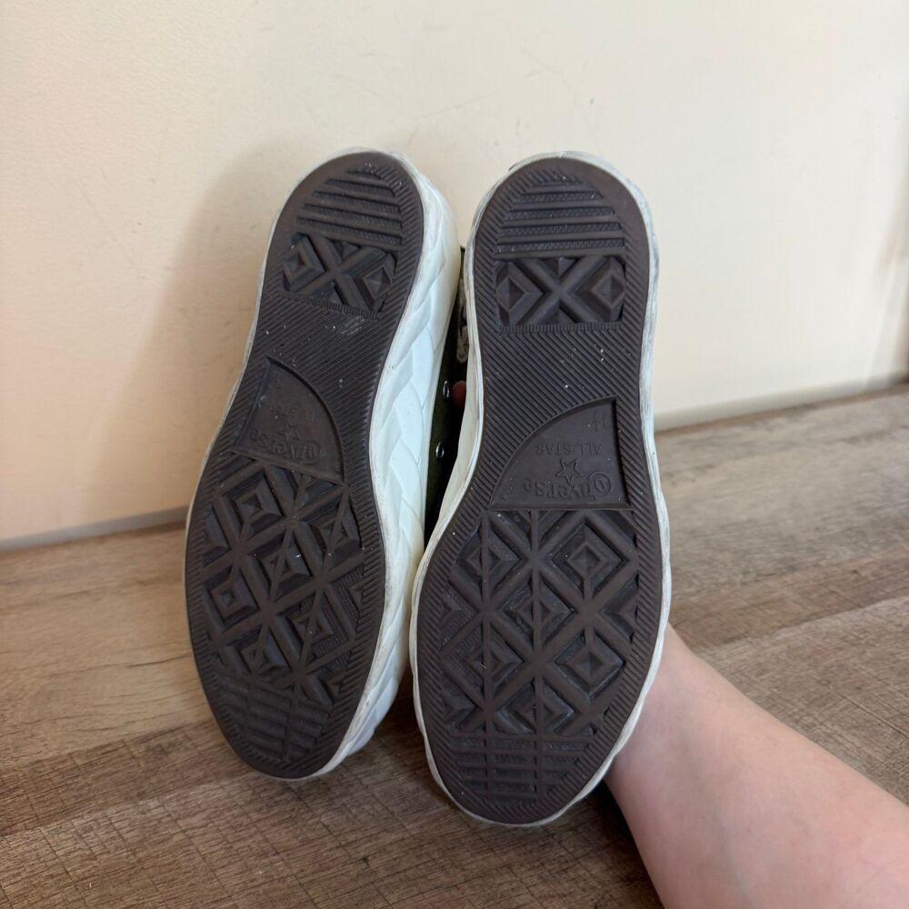 Converse Chuck Taylor All-Star Lift Cable Hi size 5.5 Moss Green shoes platform - Picture 6 of 8